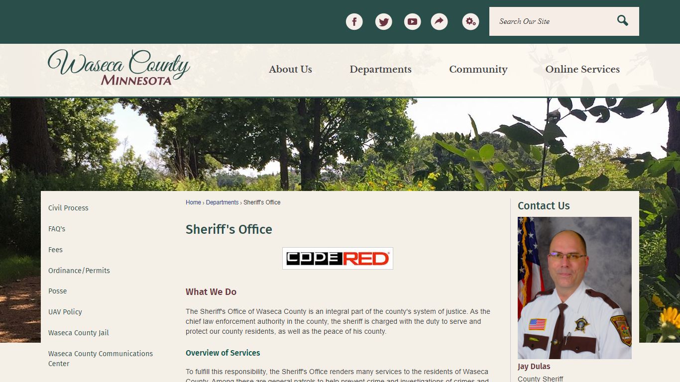Sheriff's Office | Waseca County, MN - Official Website